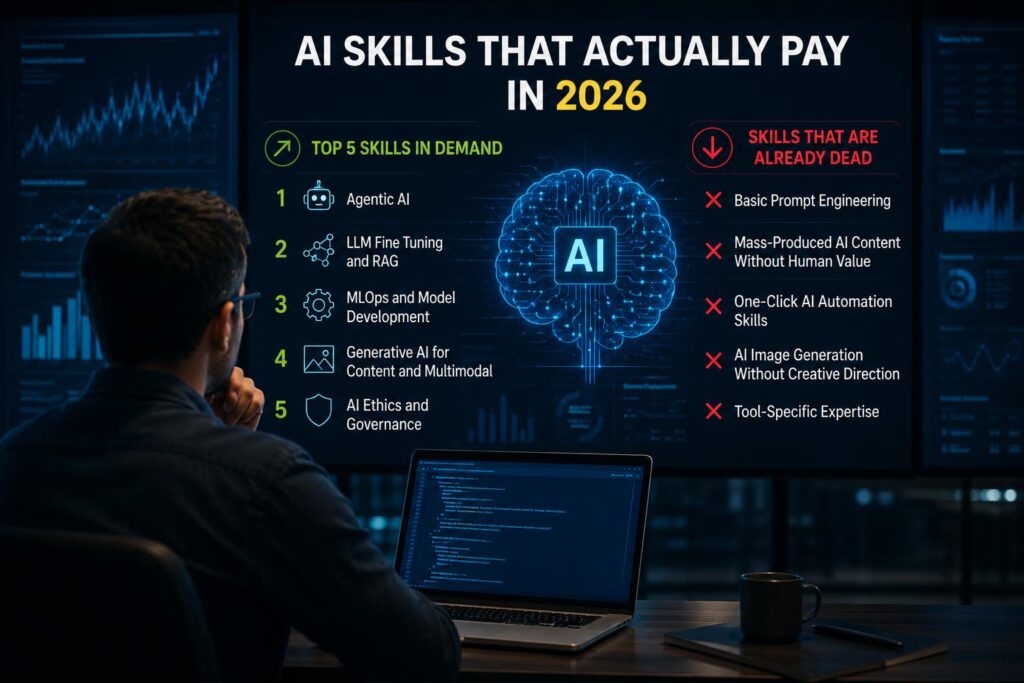 AI skills for Professional working with advanced artificial intelligence technologies including Agentic AI, machine learning, and generative AI systems.