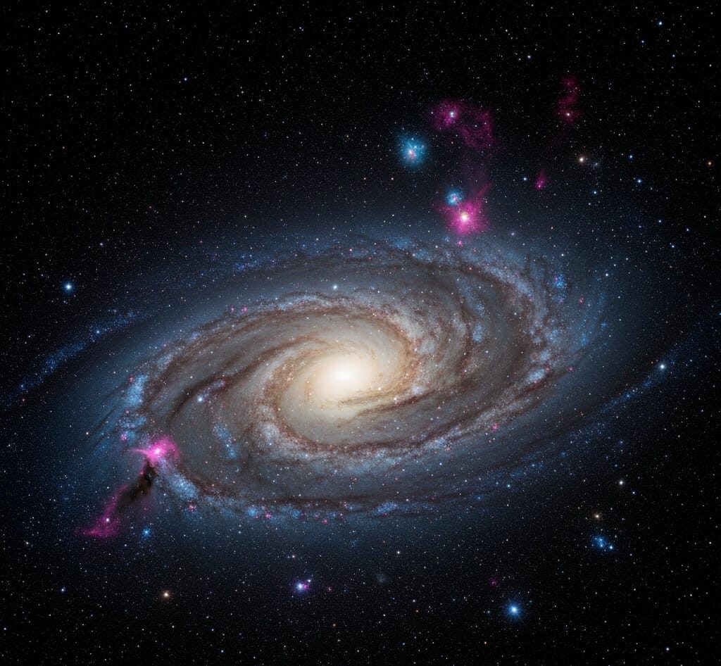 Milky Way galaxy stretching across the night sky